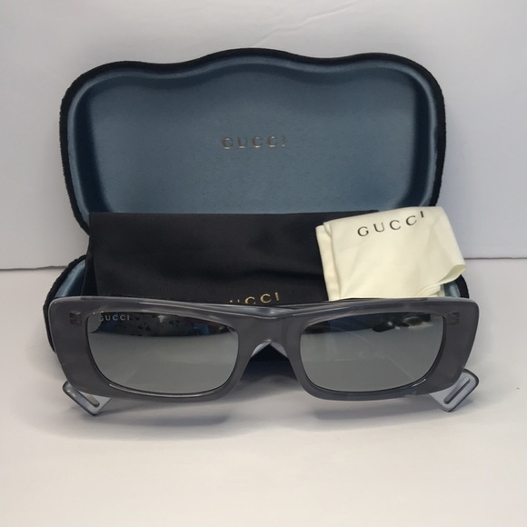 Authentic💯- 🔥🔥 - New - Gucci Eyewear GG0516S 002 rectangular-frame sunglasses - Picture 9 of 15